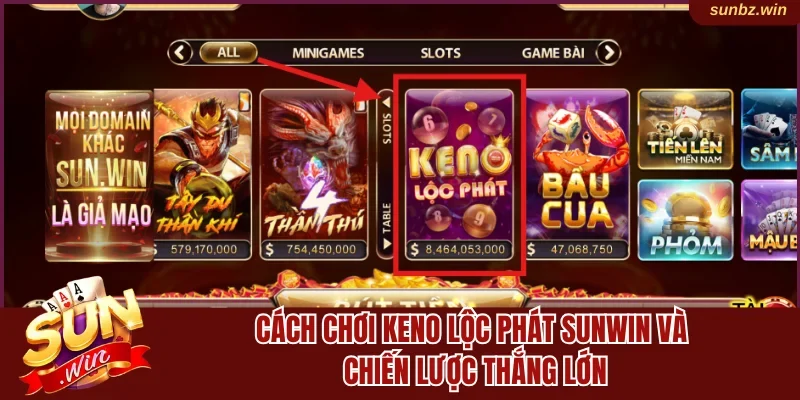 Keno Lộc Phát Sunwin